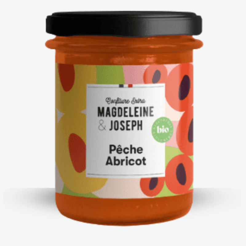 Confiture Pêche Abricot - Magdeleine & Joseph - zoom