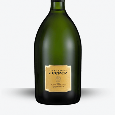 Magnum Champagne Jeeper Grande Réserve Blanc de Blancs - Etiquette