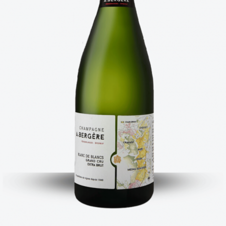 Champagne A.Bergère Grand Cru Blanc de Blancs - Etiquette