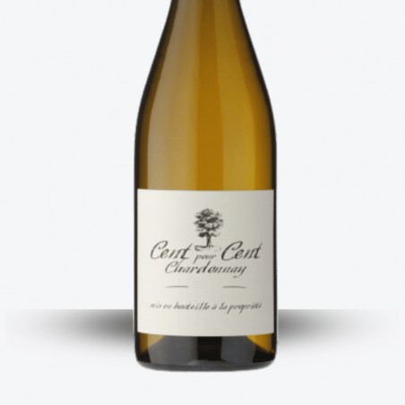 Cent pour Cent Chardonnay 2025 - Domaine du Peyra - Etiquette