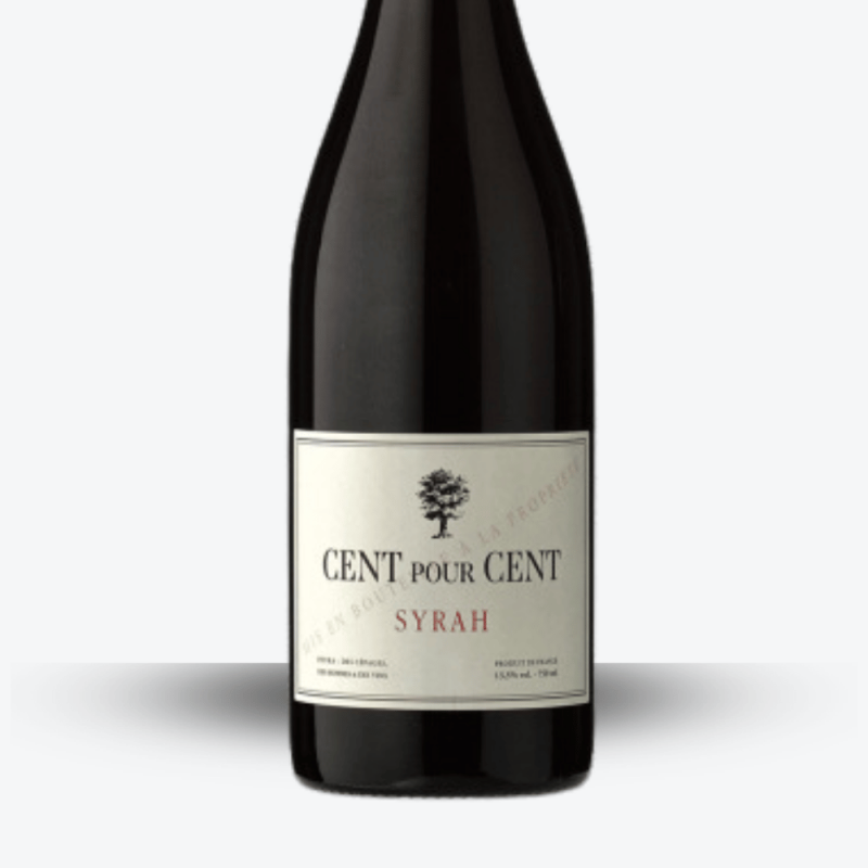 Cent pour Cent Syrah 2023 - Domaine du Peyra - Etiquette