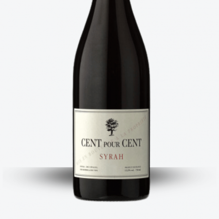 Cent pour Cent Syrah 2025 - Domaine du Peyra - Etiquette