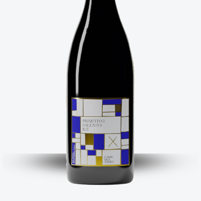 Primitivo Rouge 2022 - Domaine Campi Deantera - Etiquette