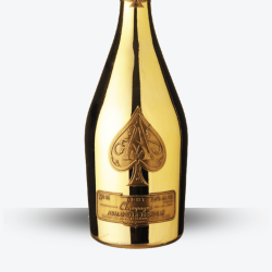Magnum Champagne Armand de Brignac Gold Coffret Laqué - Etiquette