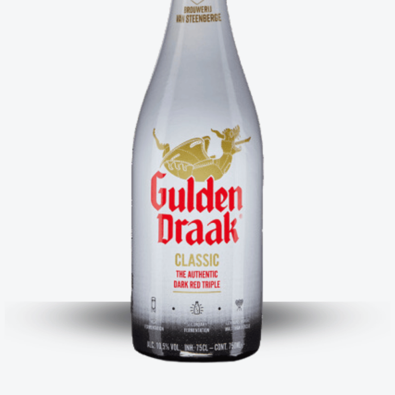 Bière Brune Gulden Draak - Etiquette