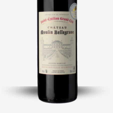 Château Moulin Bellegrave 2022 - Etiquette