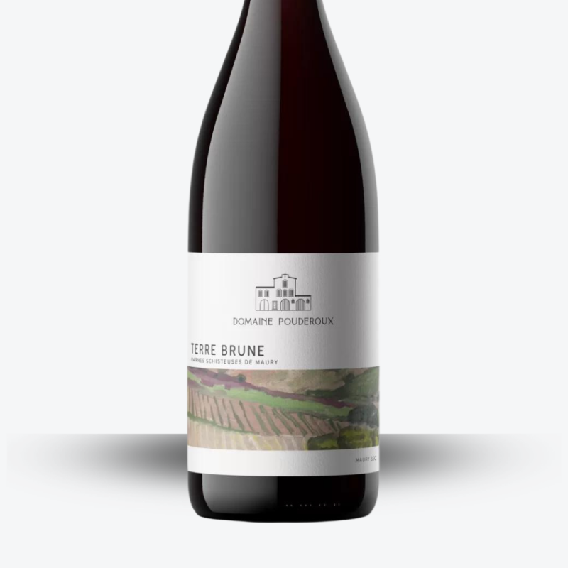 Terre Brune 2022 - Domaine Pouderoux Etiquette