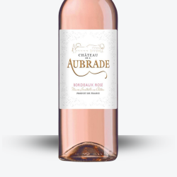 Château de l'Aubrade Rosé 2025 - Etiquette