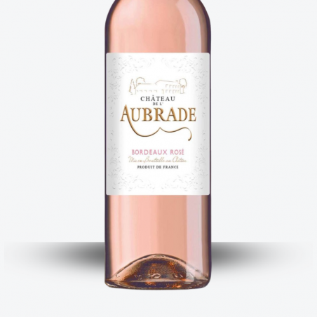 Château de l'Aubrade Rosé 2025 - Etiquette