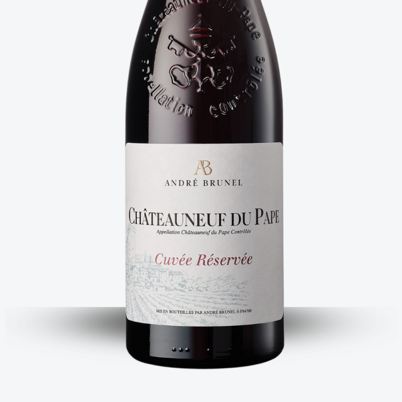 Cuvée Réservée 2023 - Domaine André Brunel - Etiquette