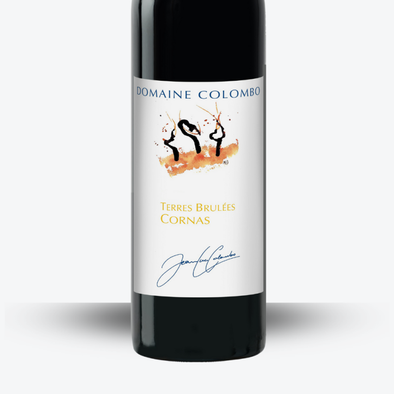 Les Terres Brûlées 2018 - Jean-Luc Colombo - étiquette