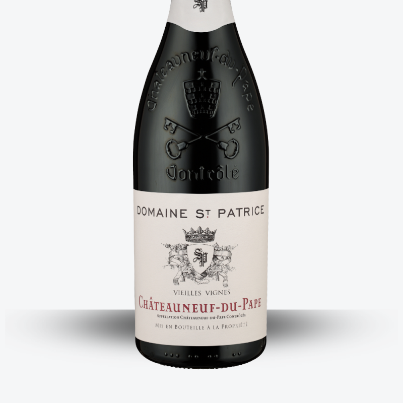 Châteauneuf-du-Pape Vieilles Vignes 2020 - Domaine St Patrice - étiquette