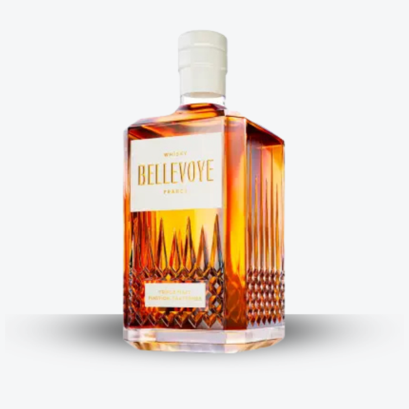 Whisky Bellevoye Blanc - Triple Malt Finition Sauternes - Etiquette