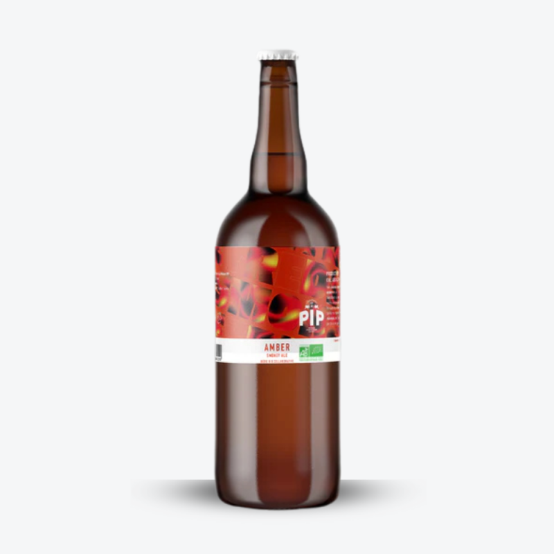 Bière Amber Smokey Ale 75 cl - Brasserie PIP