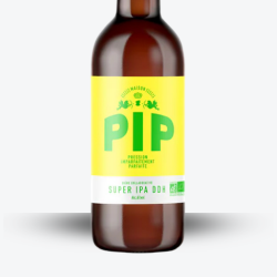 Bière Super IPA DDH - Brasserie PIP - étiquette