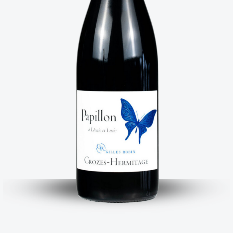 Papillon Crozes-Hermitage 2023 - Gilles Robin - étiquette