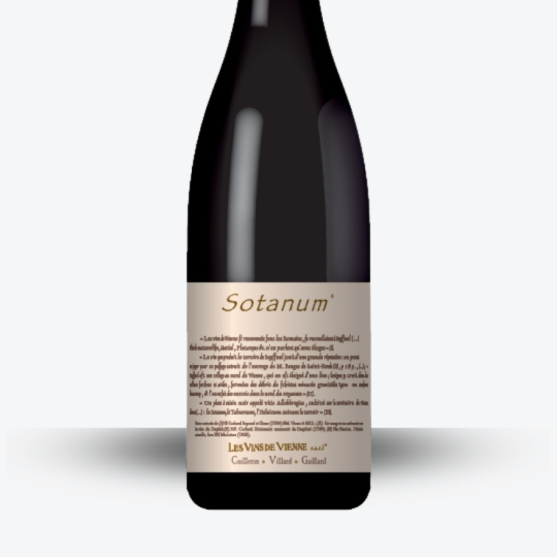 Sotanum 2021 - Les Vins de Vienne - Etiquette