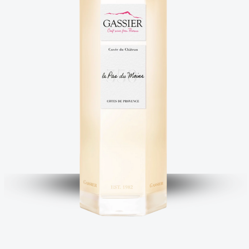 Le Pas du Moine Blanc "350" 2024 - Château Gassier - étiquette
