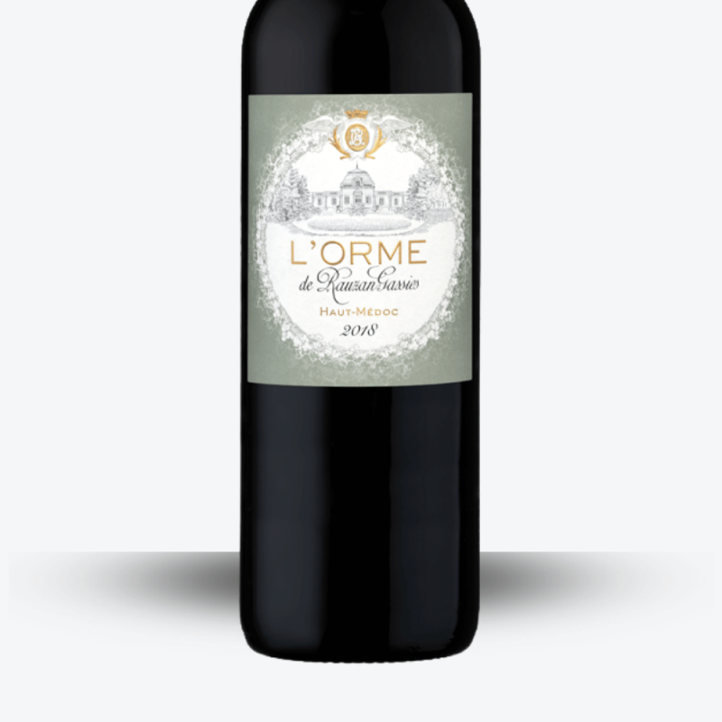 L'Orme de Rauzan Gassies 2013 - Etiquette
