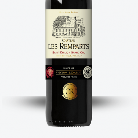 Château Les Remparts 2023 - etiquette