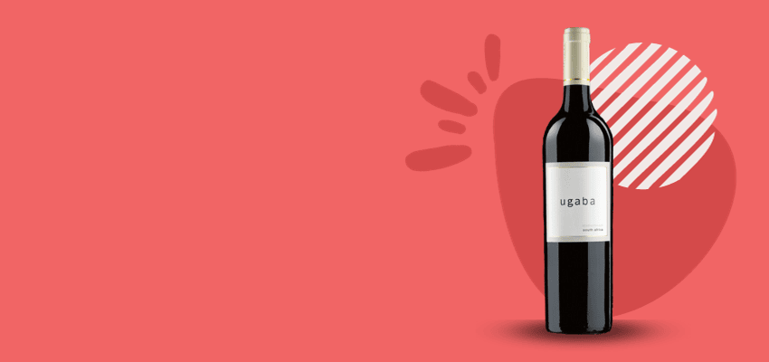 Ugaba 2019 - Vin rouge de qualité supérieure d'Afrique du Sud