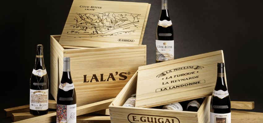 Coffret Guigal LALA'S 2022 La Mouline, La Turque, La Landonne, La Reynarde 2022